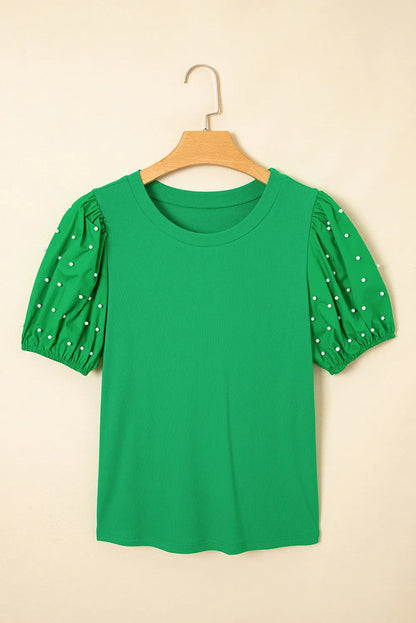 Ella Pearl Green Top