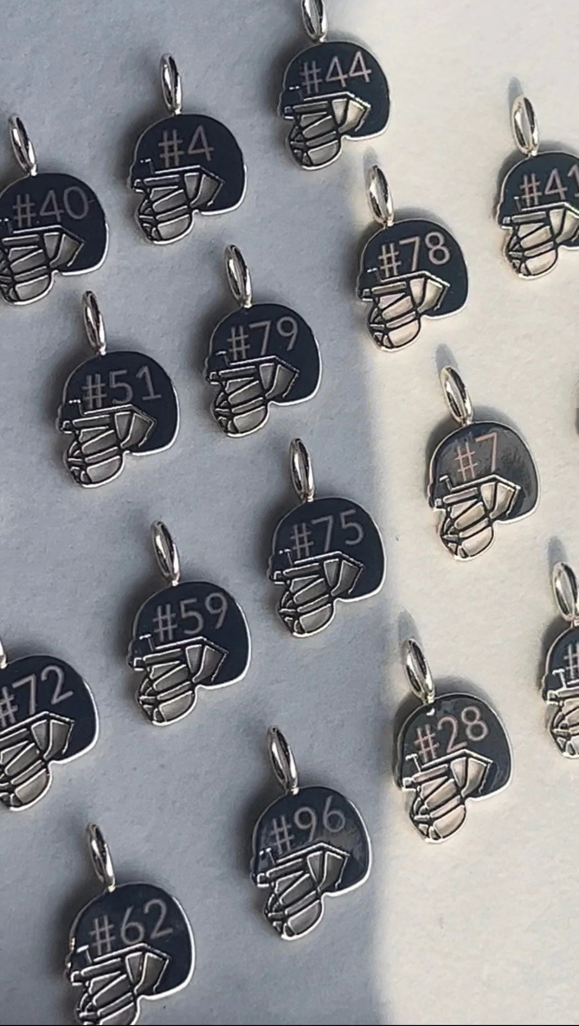 Engravable Football Helmet Charm - The Gold Cactus