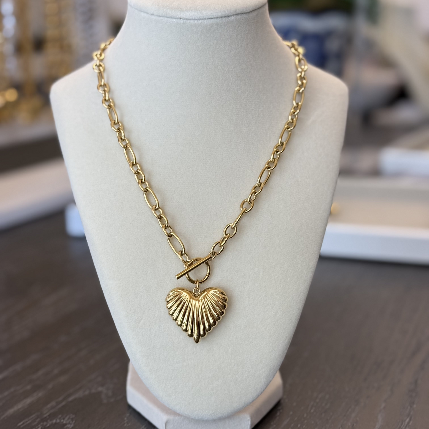 Gold Heart Necklace