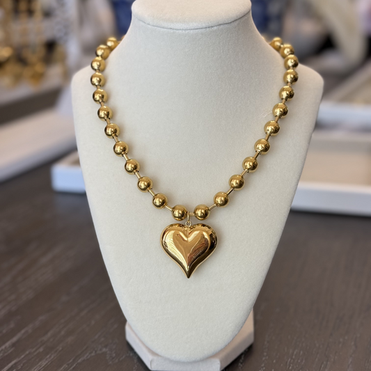 Chunky Heart Necklace