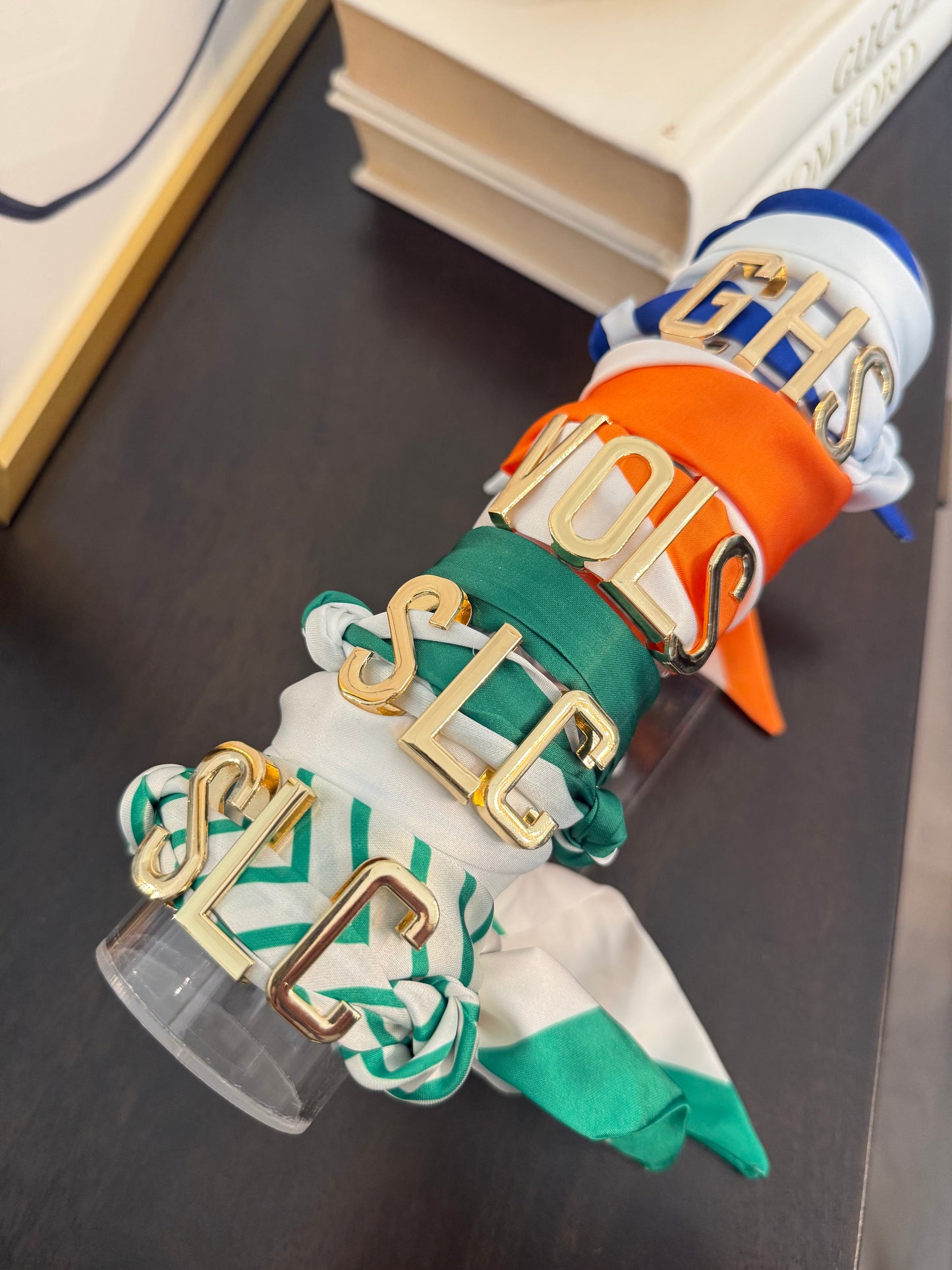 Game Day Scarf Bracelets