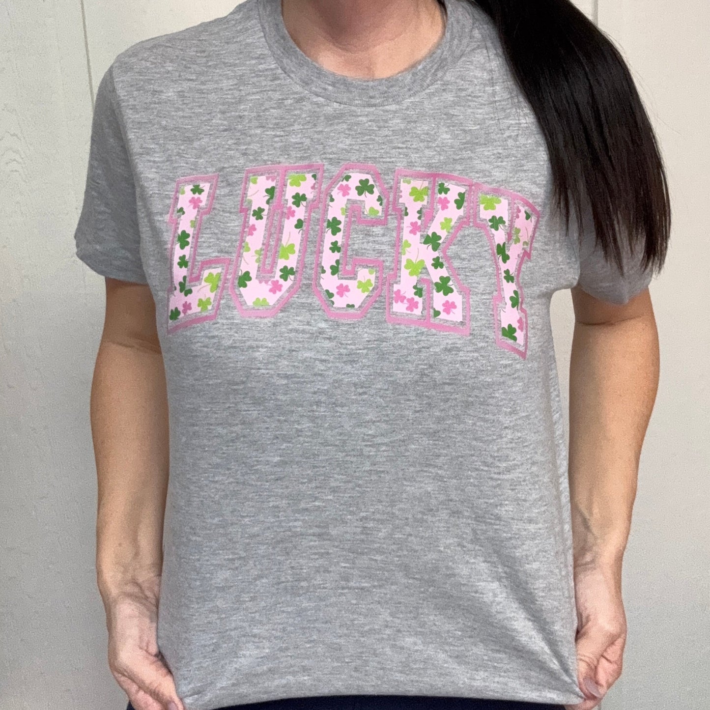 FP Lucky Pink Graphic Tee or Sweatshirt