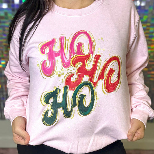 Ho Ho Ho Graphic Crewneck