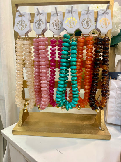 Beaded Necklace - The Gold Cactus