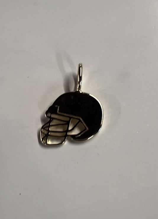 Engravable Football Helmet Charm