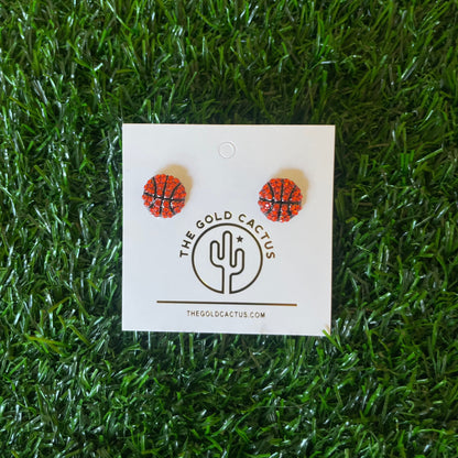 Game Day Mini Pave Stud Earrings