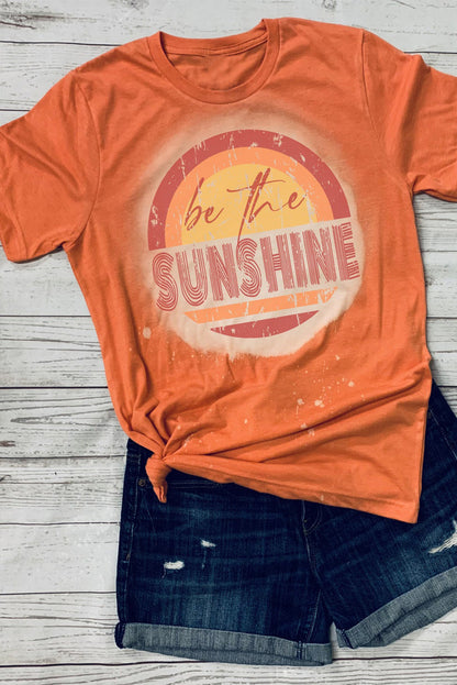 Be The Sunshine Graphic Crewneck Tee - Threaded Pear