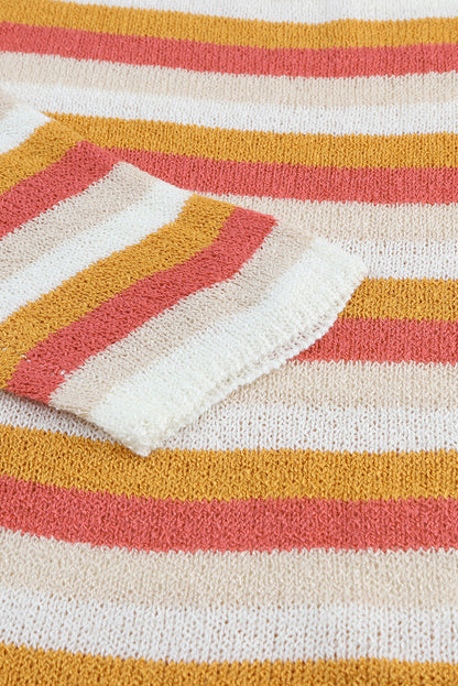 Harper Stripe Long Sleeve Knitted Sweater