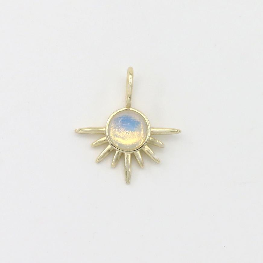 Solstice Charm in Moonstone