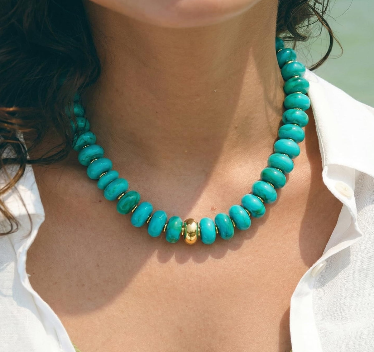 Beaded Necklace - The Gold Cactus