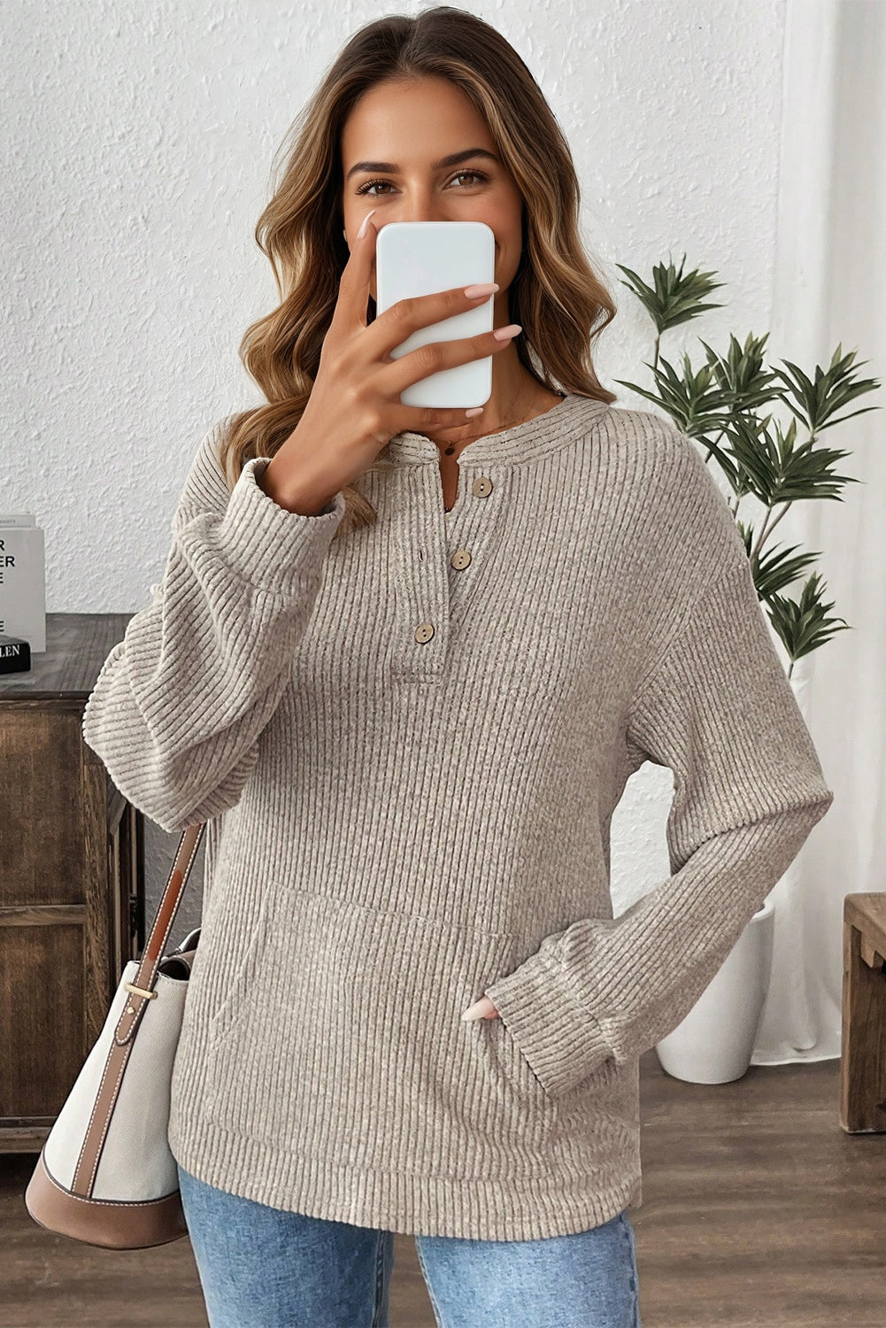 Sloane Henley Knit Top