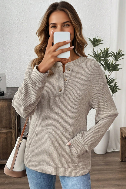 Sloane Henley Knit Top