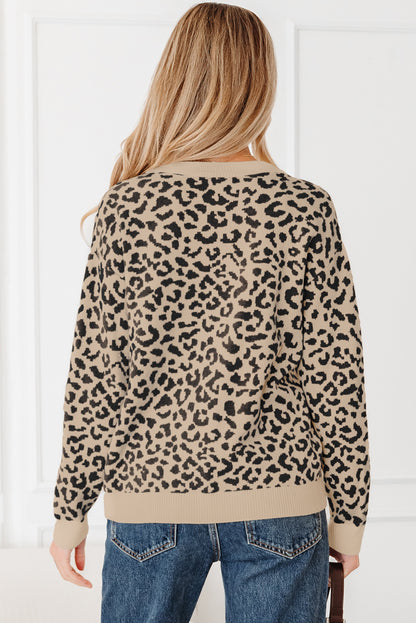 Charlie Leopard Cardigan
