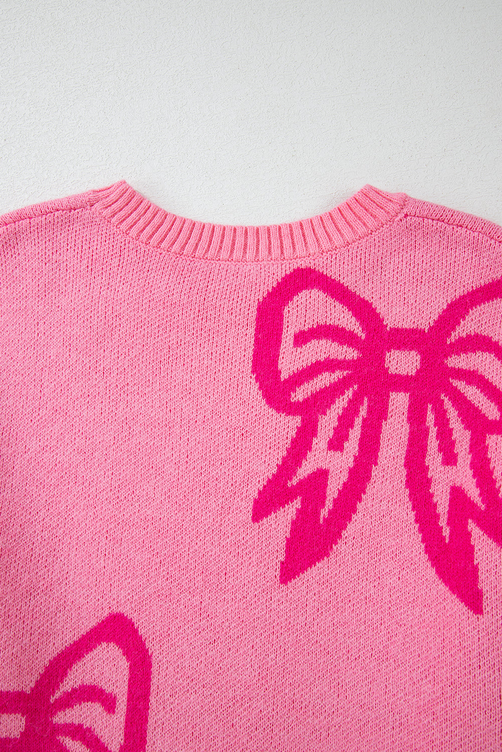 Lia Pink Bow Sweater