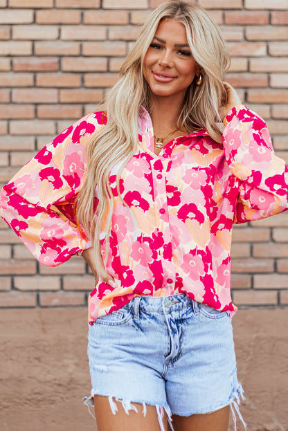 Tessa Floral Buttoned Shirt.