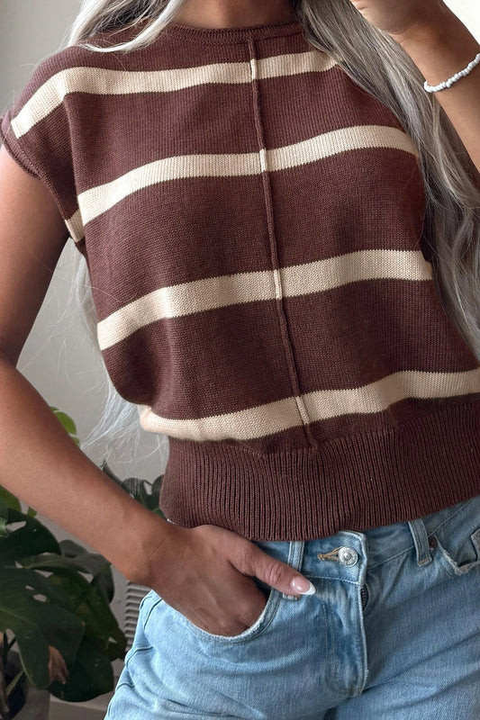 Bret Knit Short Sleeve Sweater