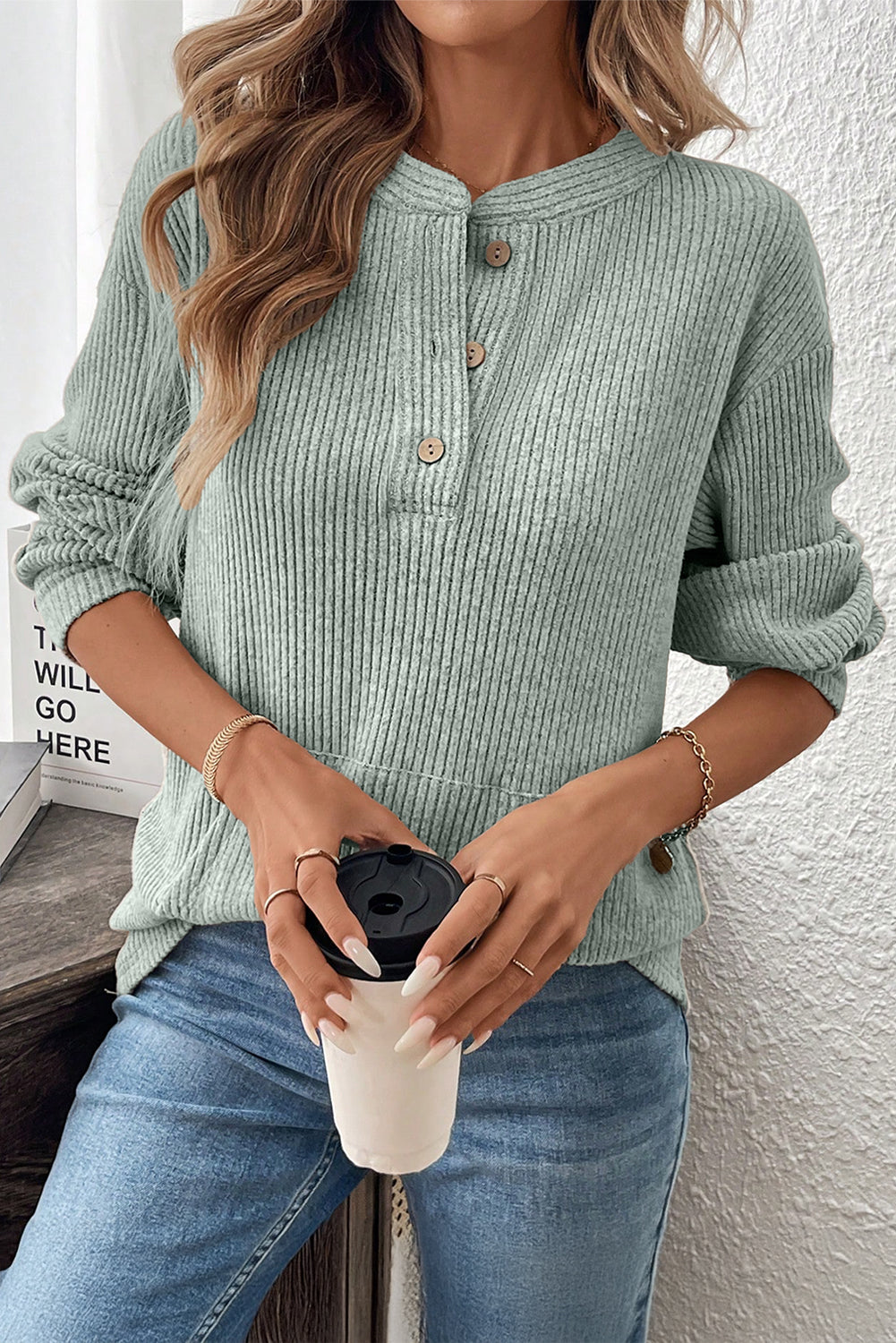 Sloane Henley Knit Top