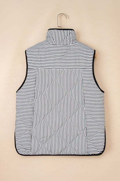 Jane Black Stripe Vest