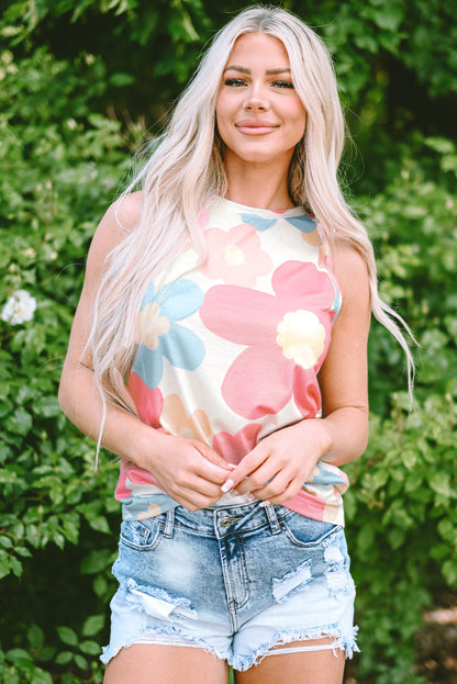 Veda Floral Sleeveless Top