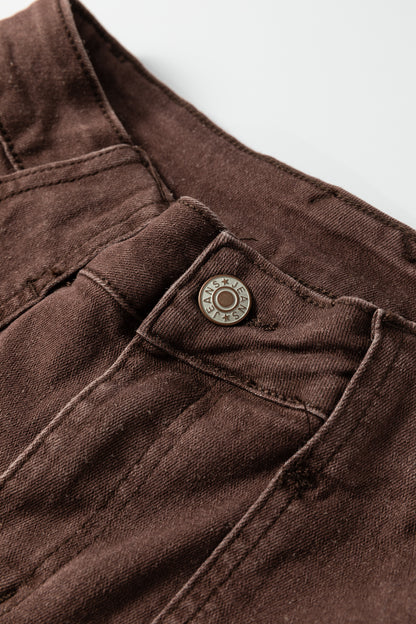 Teagan Dark Brown Jeans