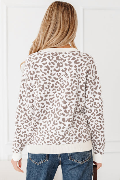 Charlie Leopard Cardigan - The Gold Cactus