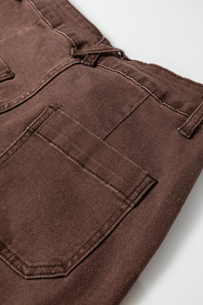 Teagan Dark Brown Jeans