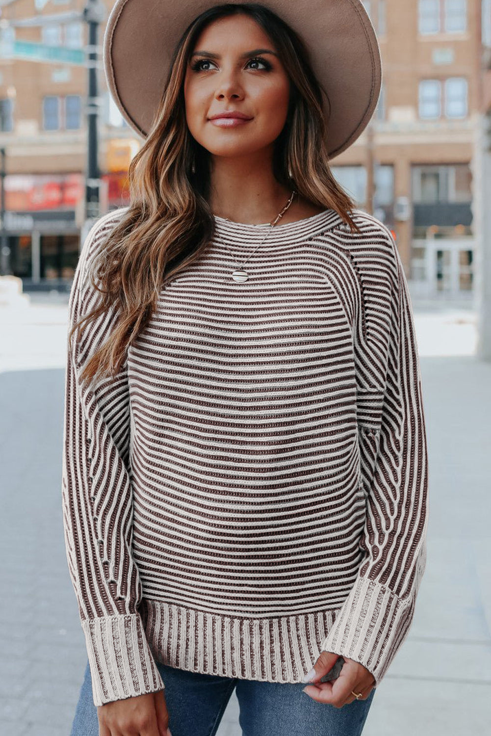 Clara Ribbed Knit Sweater