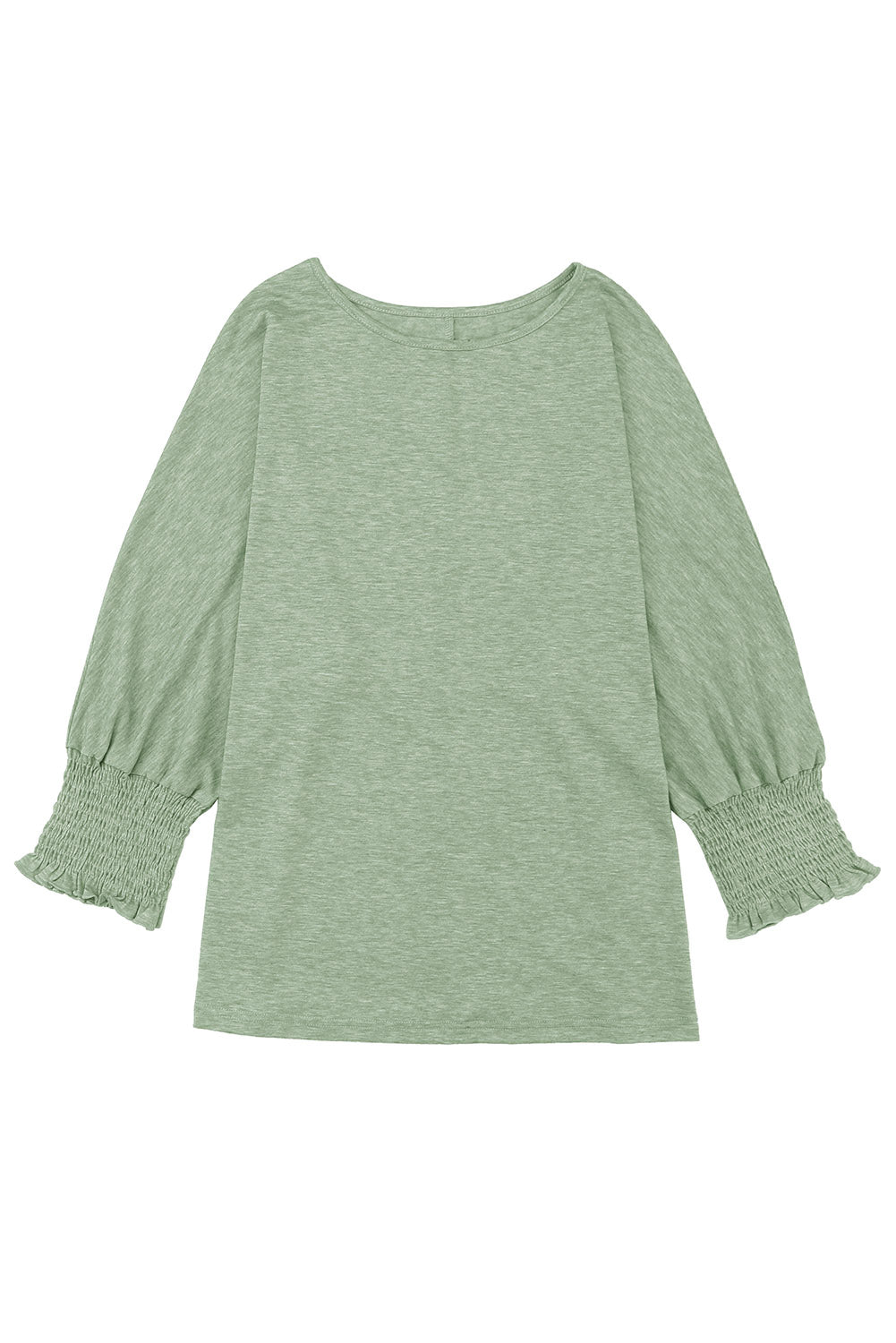 Dani Smocked 3/4 Sleeve Casual Loose Top - The Gold Cactus
