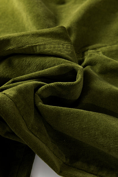 Juliette Green Corduroy Wide Leg Pants