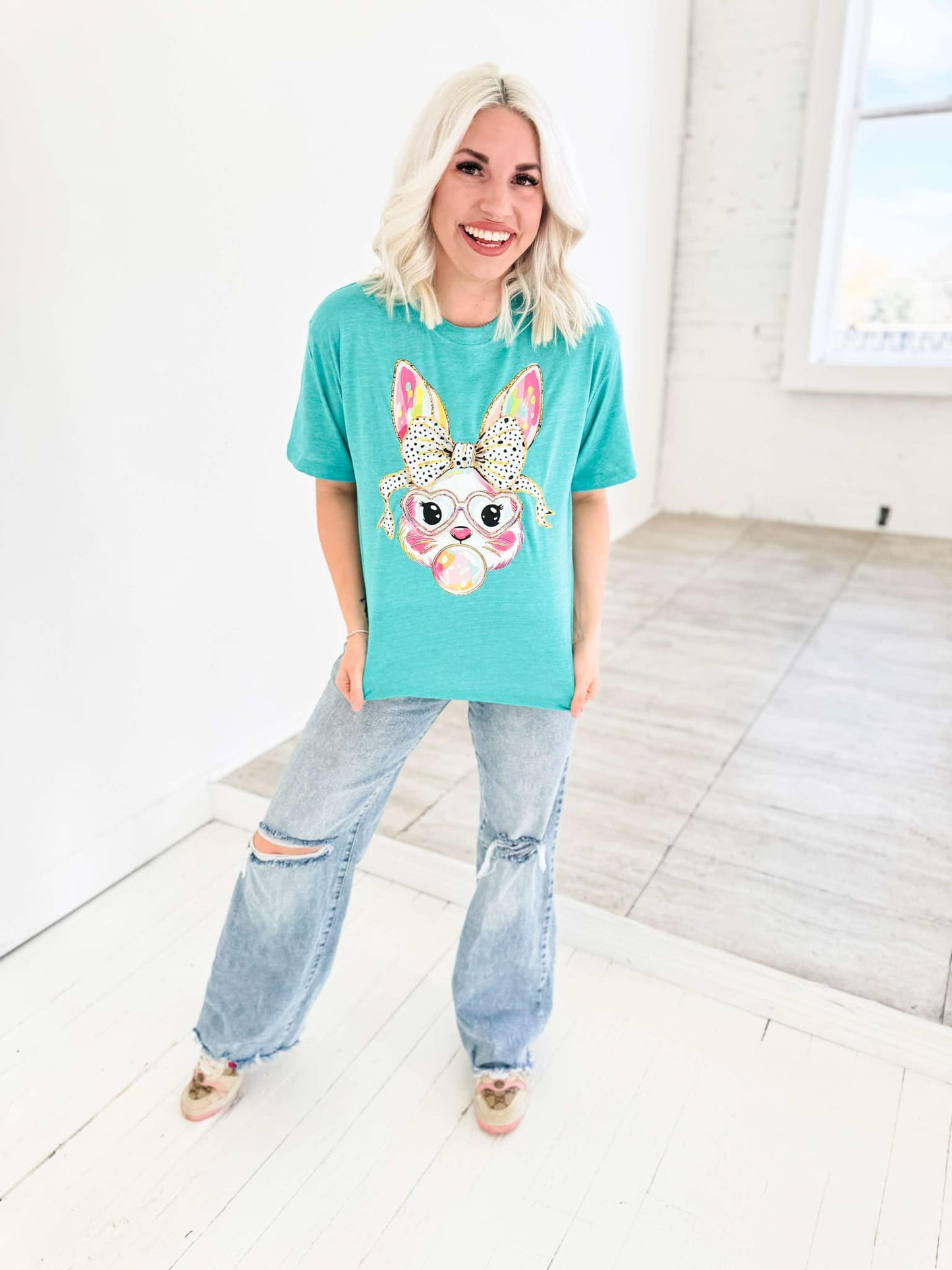 Bubble Gum Bunny Graphic Tee