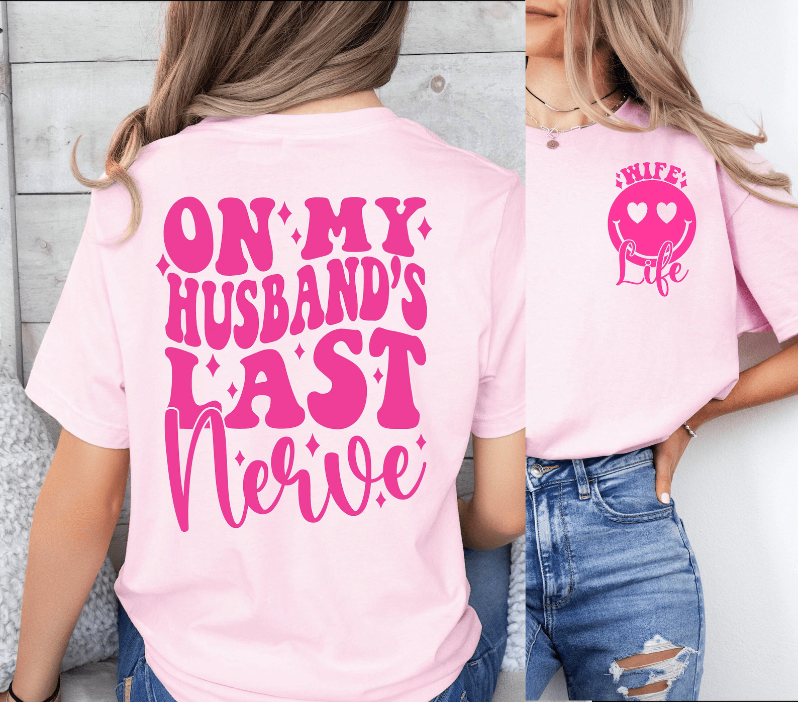 Envy Stylz Wholesale Women - Apparel - Shirts - T-Shirts Husband's Last Nerve Graphic Tee