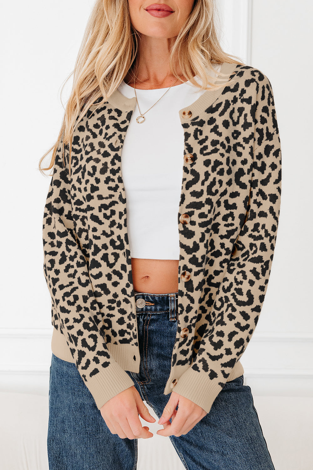 Charlie Leopard Cardigan