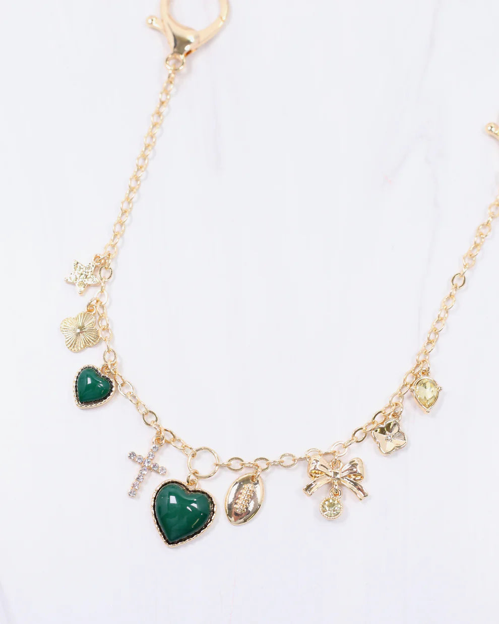 Avery Bag Chain Green