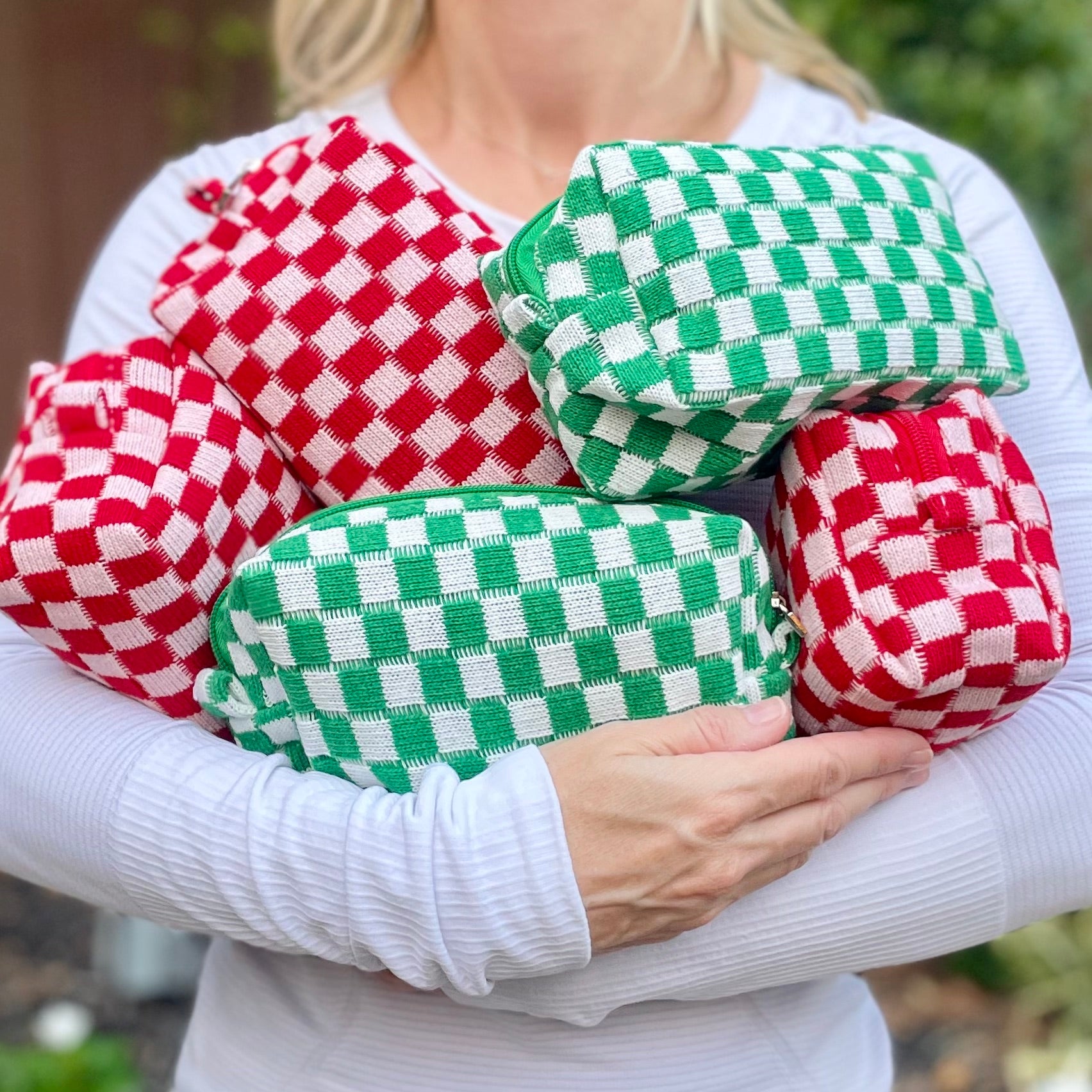POS Checkered Bag - The Gold Cactus