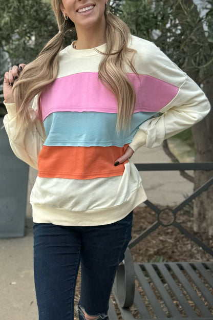 Leilani Patchwork Sweatshirt