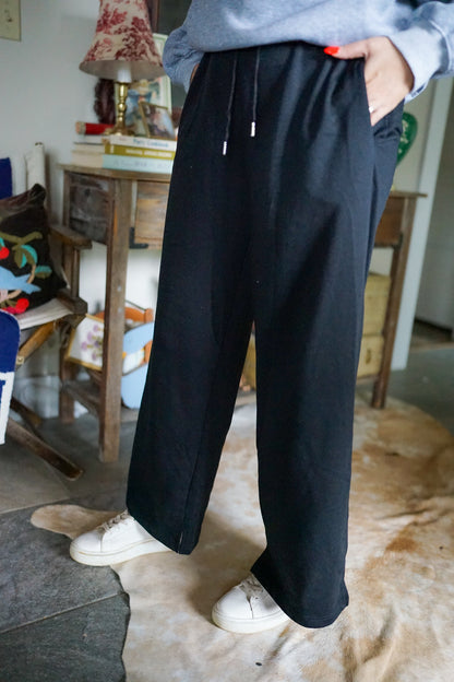 Greta Elastic High Waist Drawstring Sweatpants