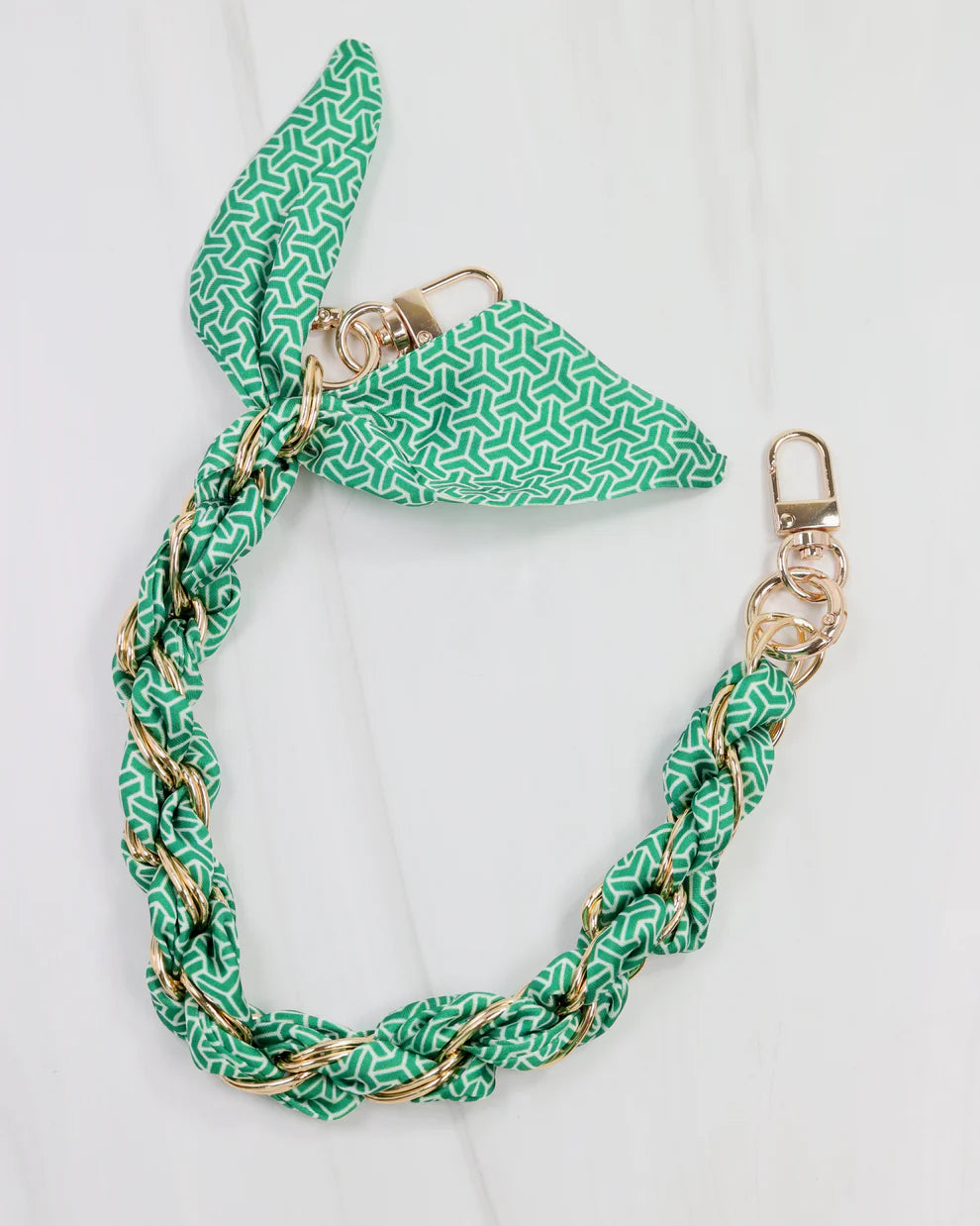 Scarf Purse Chain Green