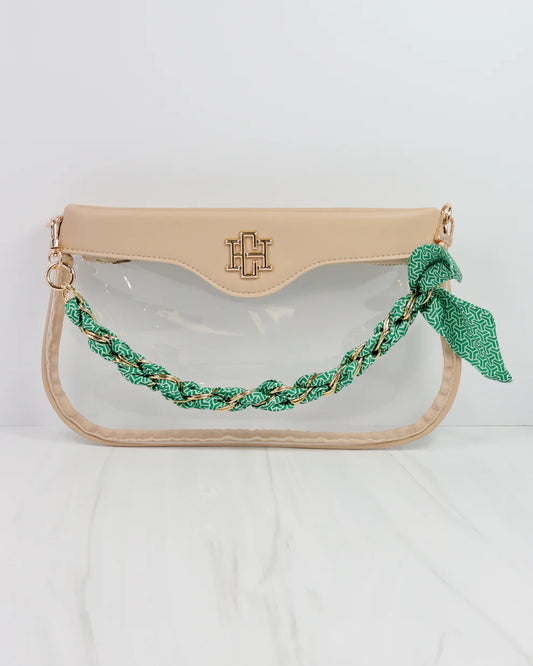 Scarf Purse Chain Green