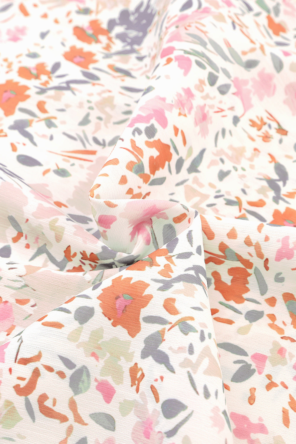 Karsyn Floral Print Wide Ruffle Sleeves Blouse