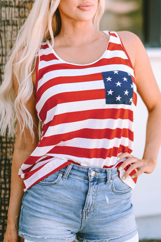Anne Stars & Stripes Tank Top - The Gold Cactus