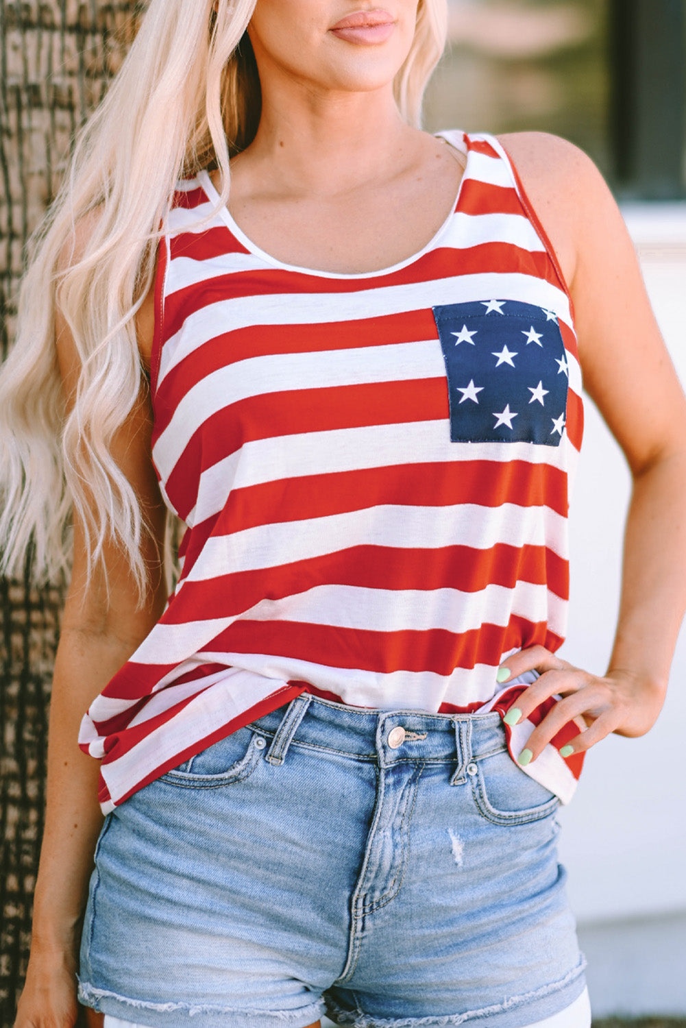 Anne Stars & Stripes Tank Top - The Gold Cactus