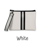 Load image into Gallery viewer, white neoprene clutch
