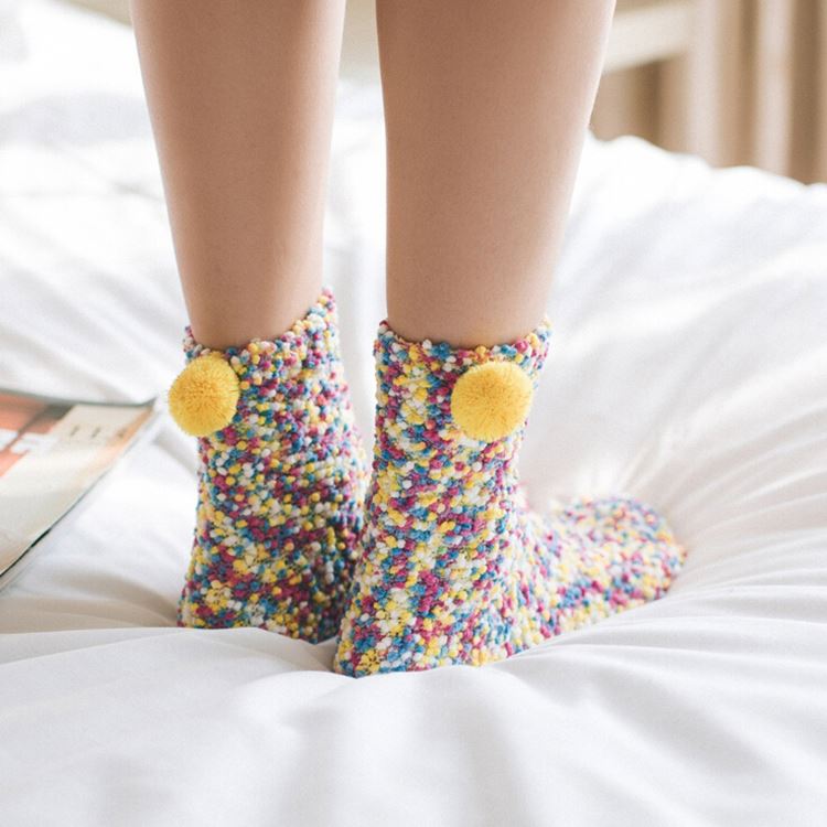 Fuzzy Cupcake Socks | 3 Colors - The Gold Cactus