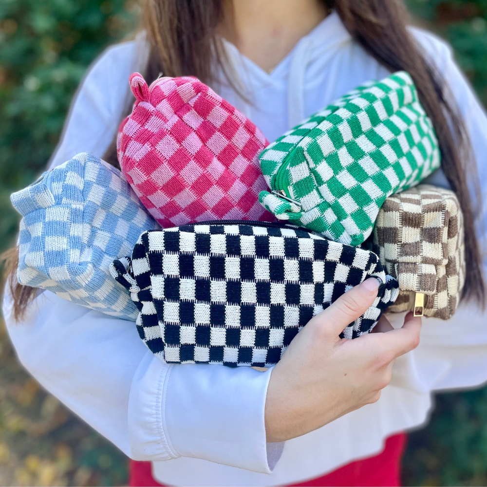 Checkerboard Bag | 7 Colors - The Gold Cactus