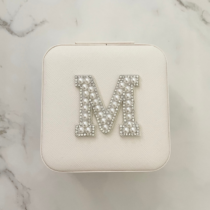 Custom Jewelry Case | Pearl Letter - The Gold Cactus