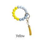 Load image into Gallery viewer, Silicone Key Ring Bracelet | 6 Colors - The Gold Cactus
